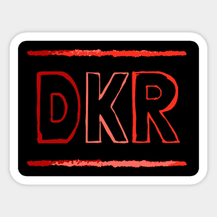 DKR DAKAR SENEGAL Sticker